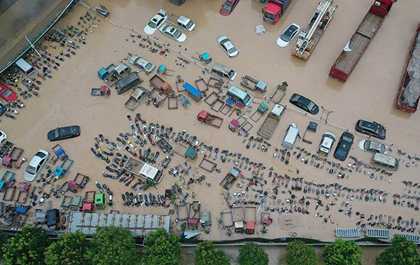 洪水突发，杰克龙阀门送货道路受阻